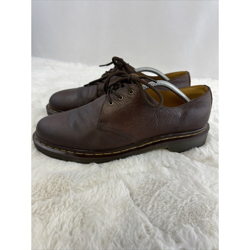 Dr Martens Brown Leather Lace Up Oxford Casual Shoes Men's size 11 AW004 - Picture 1 of 10